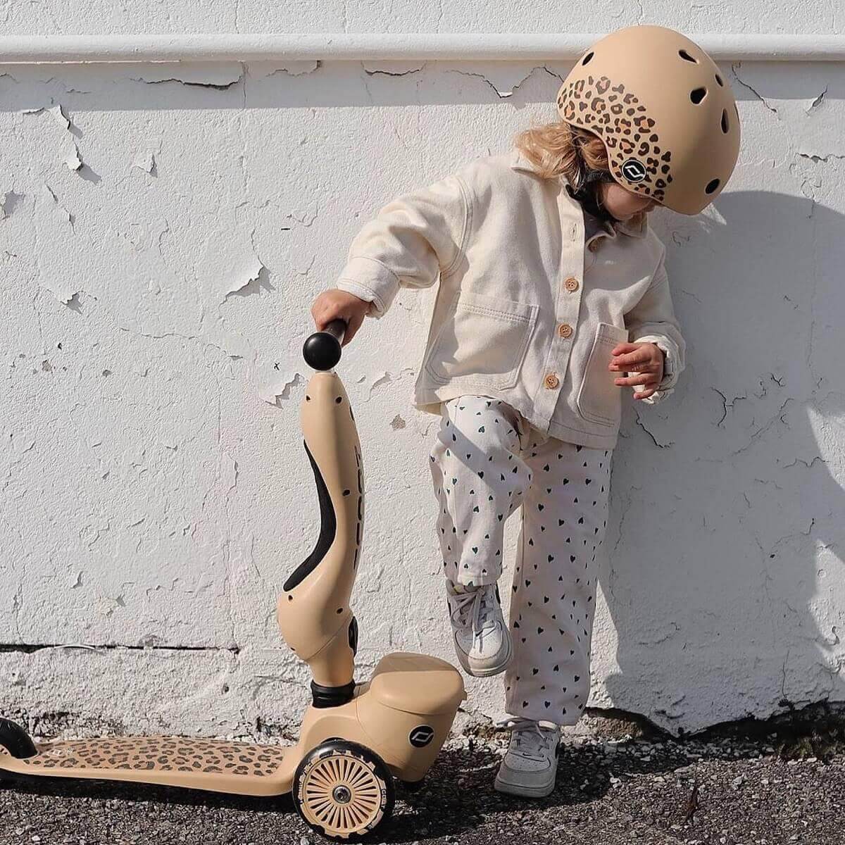 Riding Scooter Highwaykick 1 Lifestyle - Leopard – Comme des