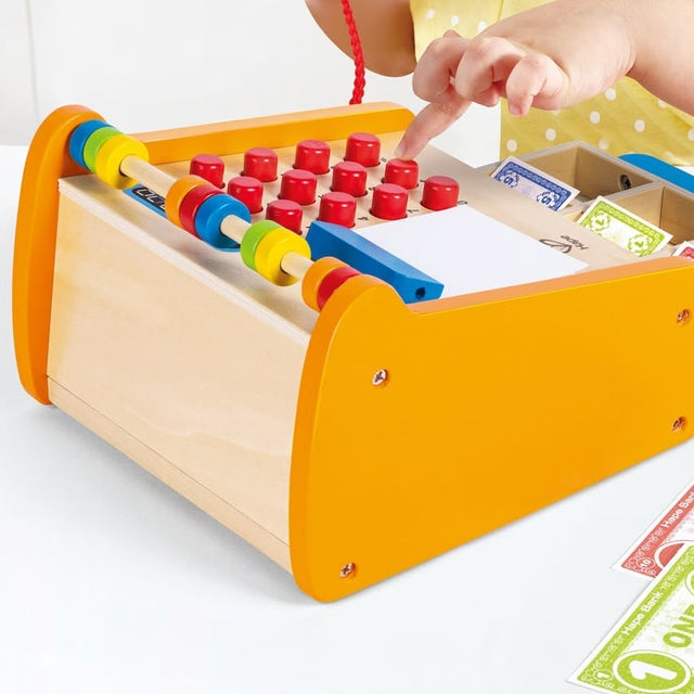Caisse enregistreuse en bois (37 pcs) - Jouets d'imitation by Hape