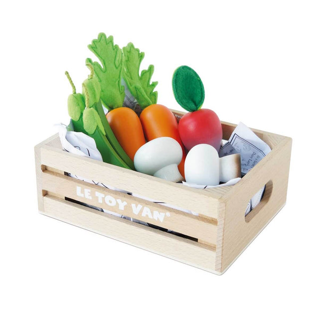 Market vegetables crate