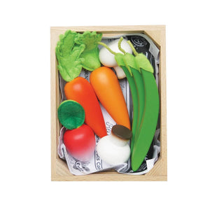 Market vegetables crate