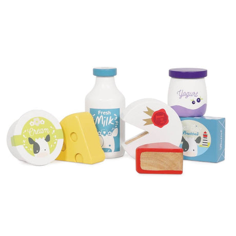 Cheese and dairy products crate