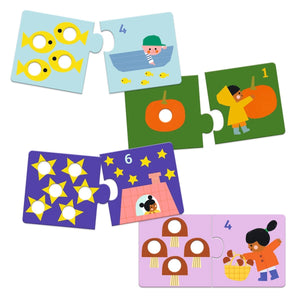 Puzzle Duo - First Numbers (12x2 pcs)
