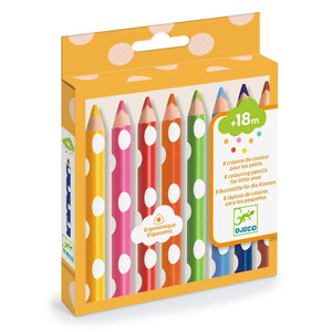 8 first colouring pencils