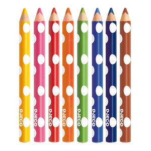 8 first colouring pencils