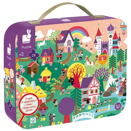 Puzzle d'observation - Les contes (24 pcs) - Casse-têtes by Janod