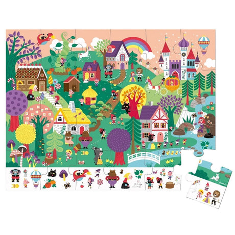 Puzzle d'observation - Les contes (24 pcs) - Casse-têtes by Janod