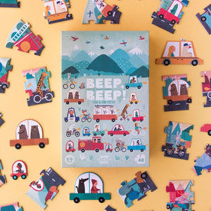 Beep Beep observation puzzle (48 pcs)