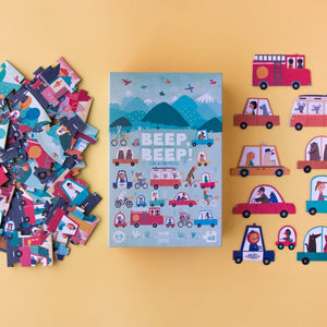 Beep Beep observation puzzle (48 pcs)