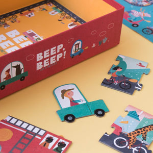 Beep Beep observation puzzle (48 pcs)