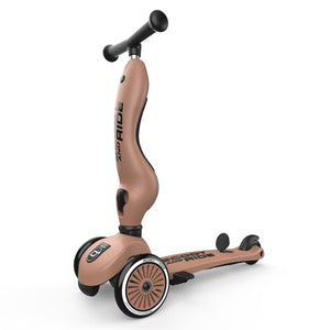 Highwaykick 1 Push & Go Scooter - Mocha