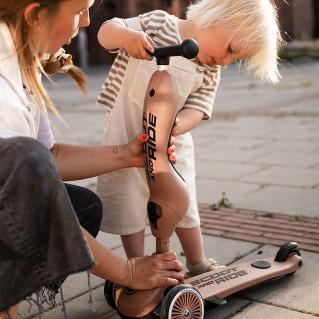 Highwaykick 1 Push & Go Scooter - Mocha