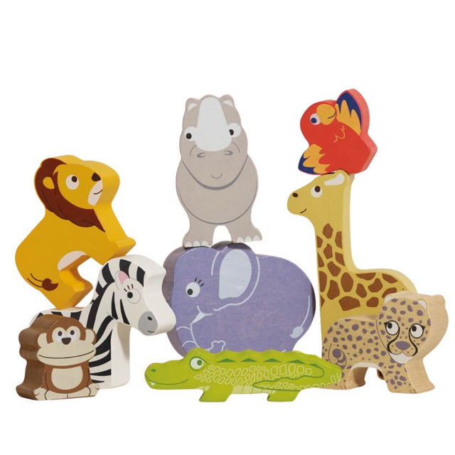 Animaux d'Afrique à empiler - Jouets à trier & empiler by Le Toy Van