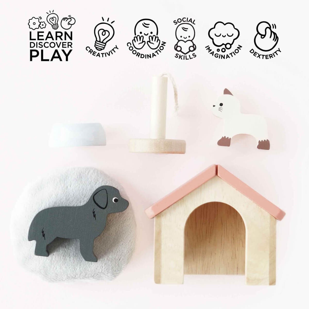 Animaux de compagnie pour maison de poupée - Ensembles de jeu by Le Toy Van