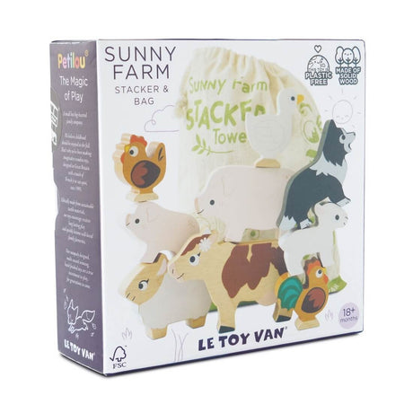 Animaux de la ferme empilables - Figurines by Le Toy Van