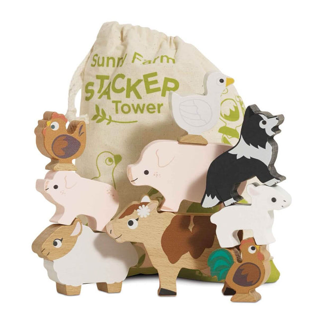 Animaux de la ferme empilables - Figurines by Le Toy Van