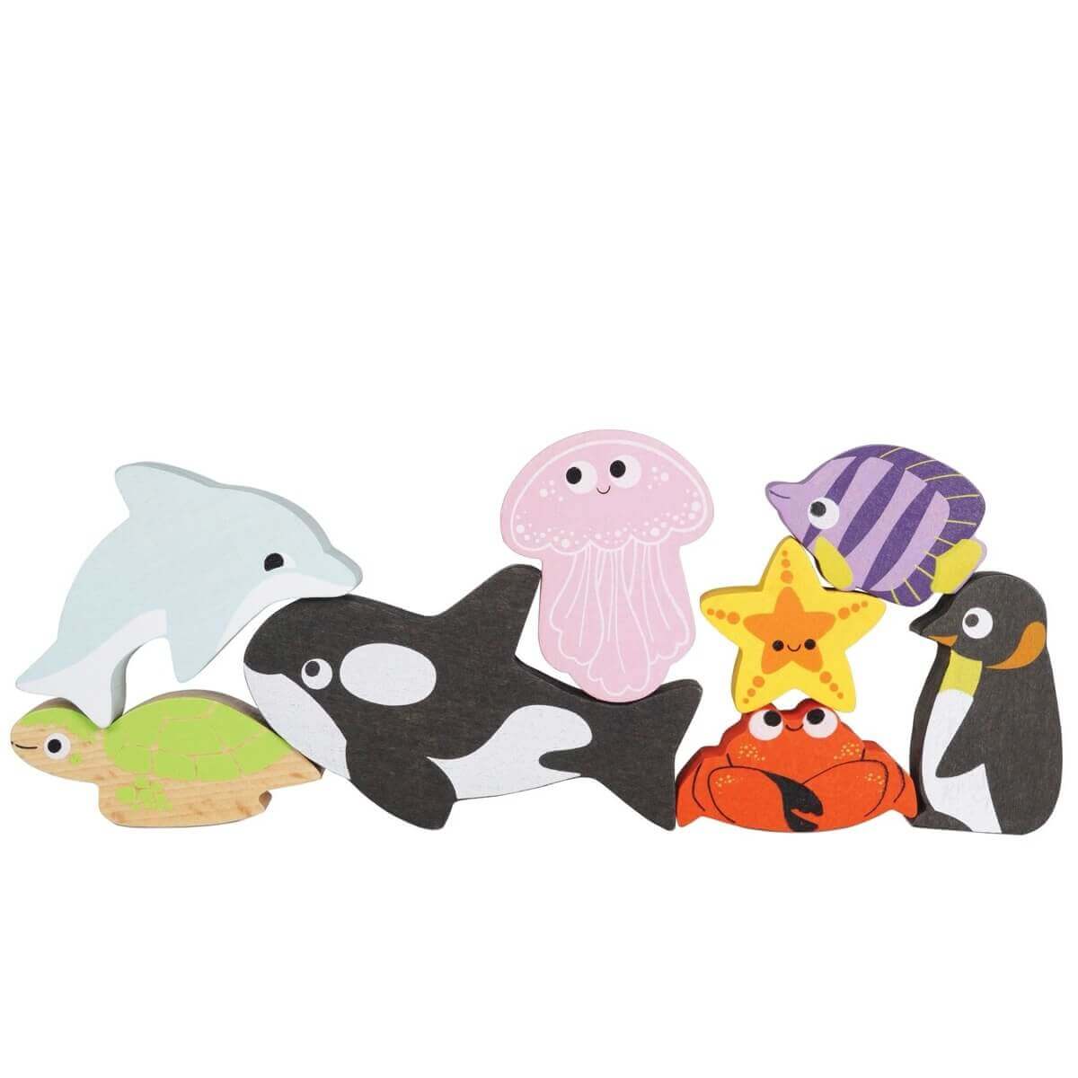 Animaux marins à empiler - Jouets à trier & empiler by Le Toy Van