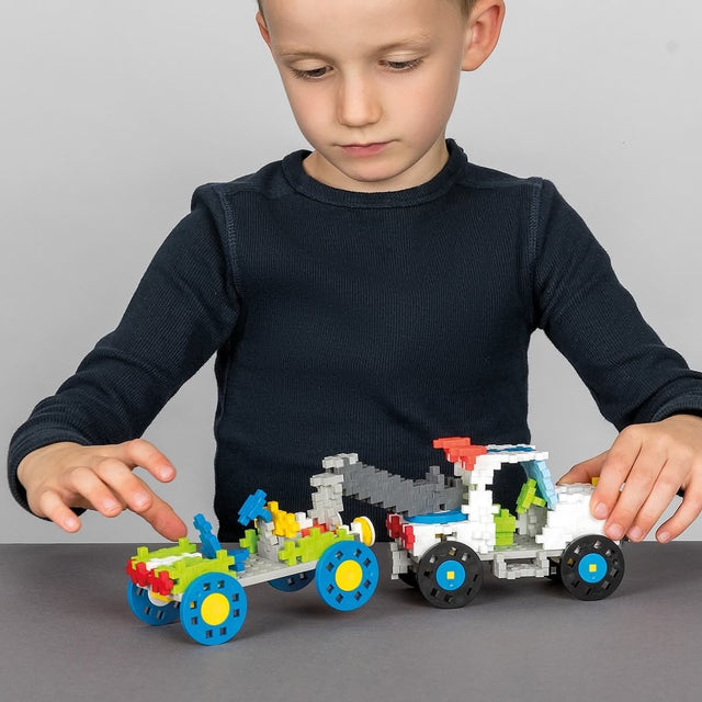 Apprends à construire: GO! Véhicules (500 pcs) - Jeux de construction by Plus-Plus