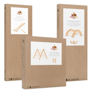 Arche à bascule + Triangle d'escalade + rampe Pikler - Jeu actif by Kinderfeets