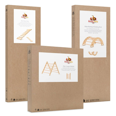 Arche à bascule + Triangle d'escalade + rampe Pikler - Jeu actif by Kinderfeets