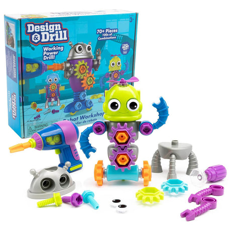 Atelier de conception de robots Design & Drill - Jeux d'assemblage by Educational Insights