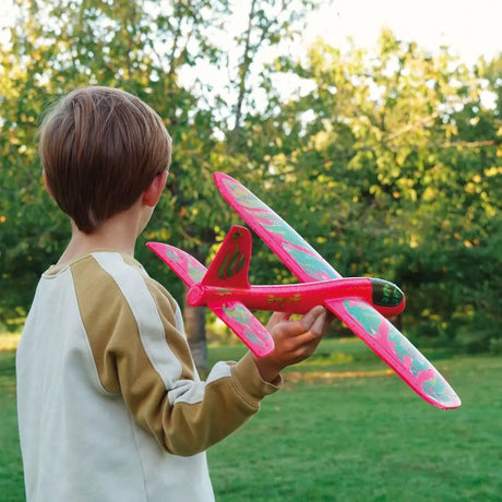 Avion planeur en mousse Fire Plane - Jeu actif by Djeco