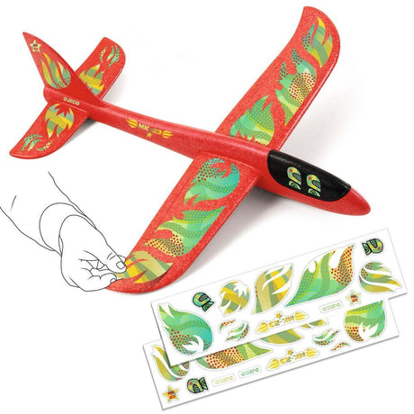 Avion planeur en mousse Fire Plane - Jeu actif by Djeco
