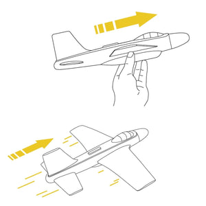 Avion planeur Fire Jet - Jeu actif by Djeco