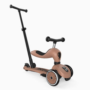 Highwaykick 1 Push & Go Scooter - Mocha