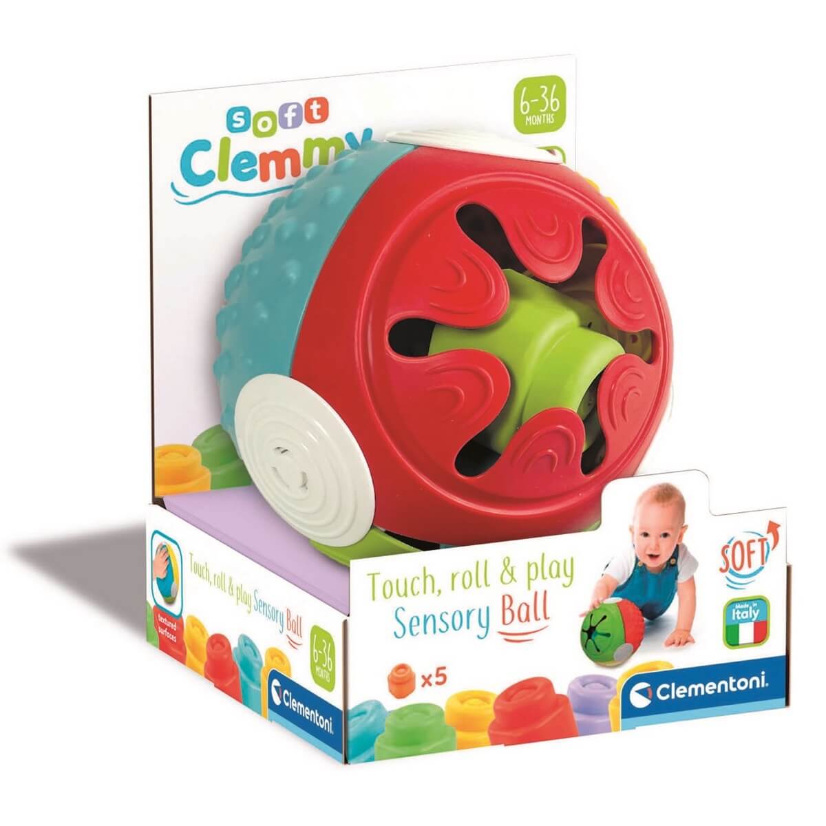 Balle sensorielle Soft Clemmy - Jouets d'éveil by Clementoni