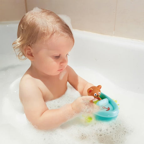 Bateau et tube à tirer - Jouets de bain by Hape