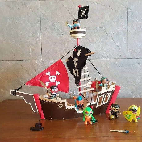 Bateau pirate en bois Arty Toys - Ensembles de jeu by Djeco