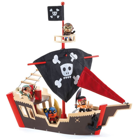 Bateau pirate en bois Arty Toys - Ensembles de jeu by Djeco