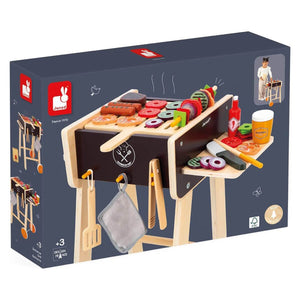 BBQ en bois tout équipé - Jouets d'imitation by Janod