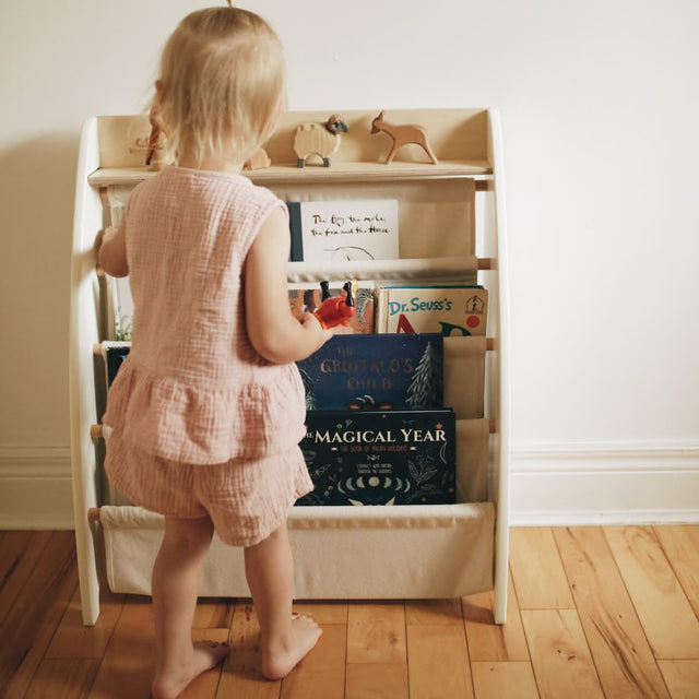 Bibliothèque à pochettes - Mobilier by Kinderfeets