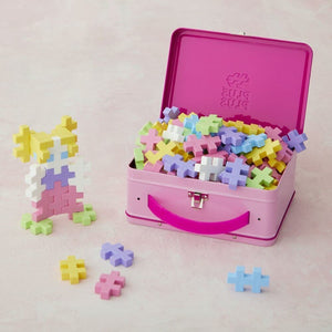 BIG Basic - Valise en métal Pastel (70 pcs) - Jeux de construction by Plus-Plus