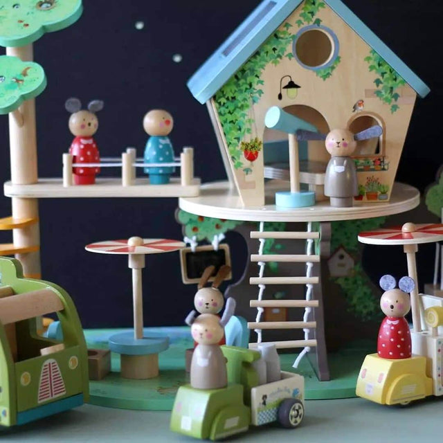 Cabane dans les arbres La Grande Famille - Ensembles de jeu by Moulin Roty