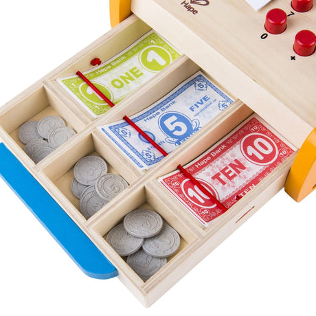 Caisse enregistreuse en bois (37 pcs) - Jouets d'imitation by Hape