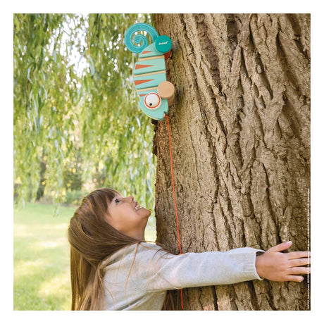 Caméléon à promener Tropik-Jouets à tirer / pousser-Janod-Comme des Pirates