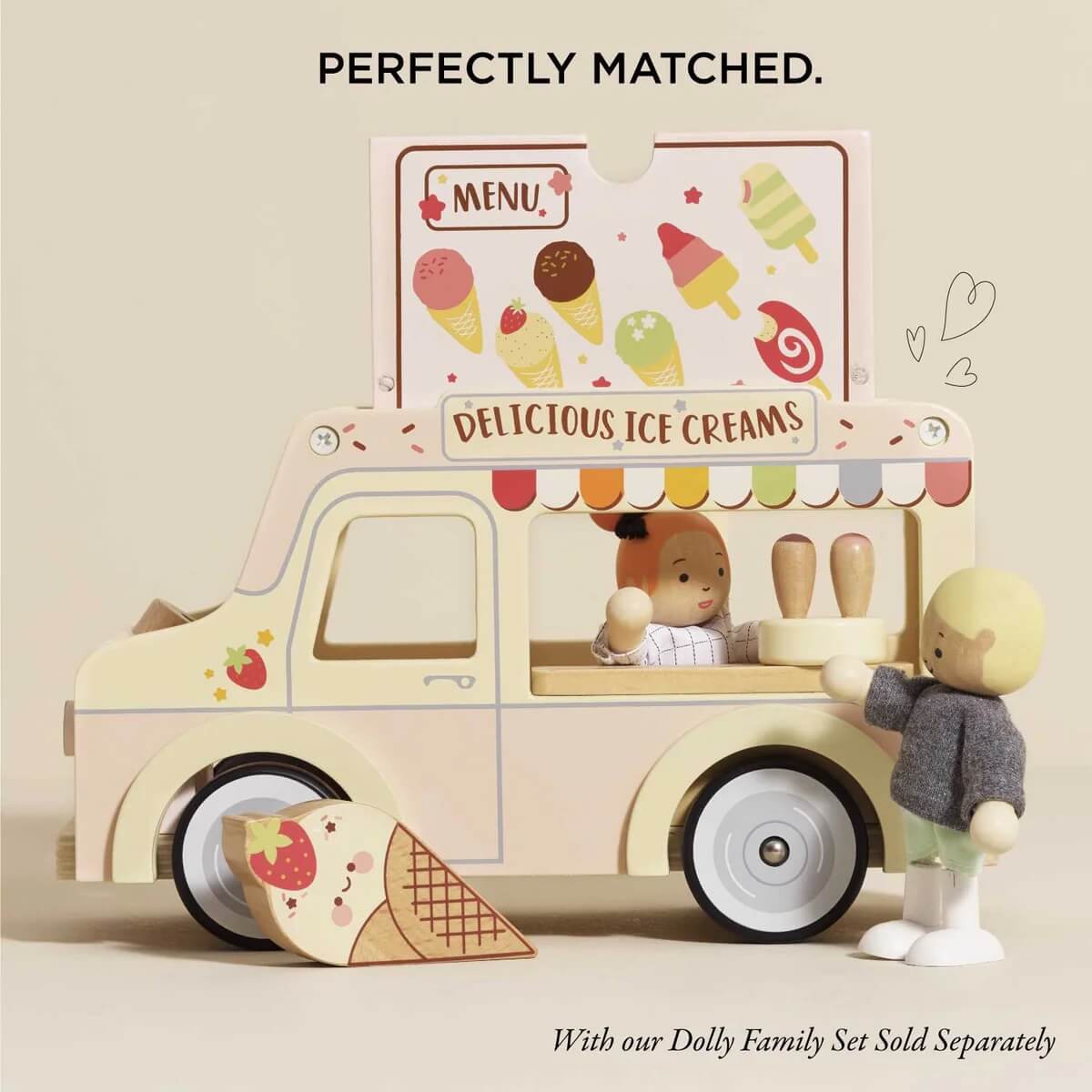 トーマスキンケイド Ice Cream Parlor ライト付ミニチュア Daisylane Ice Cream Van – Comme des Pirates