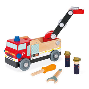 Camion de pompiers à assembler Brico'Kids-Véhicules de jeu-Janod-Comme des Pirates