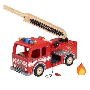 Camion de pompiers en bois-Véhicules de jeu-Le Toy Van-Comme des Pirates