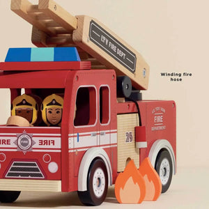 Camion de pompiers en bois - Véhicules de jeu by Le Toy Van