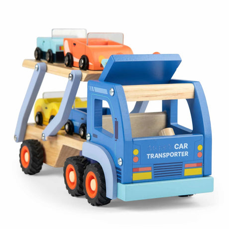 Camion de transport de voitures Avenue du Moulin - Véhicules de jeu by Moulin Roty