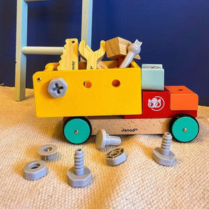 Camion DIY Brico'Kids à tirer - Véhicules de jeu by Janod