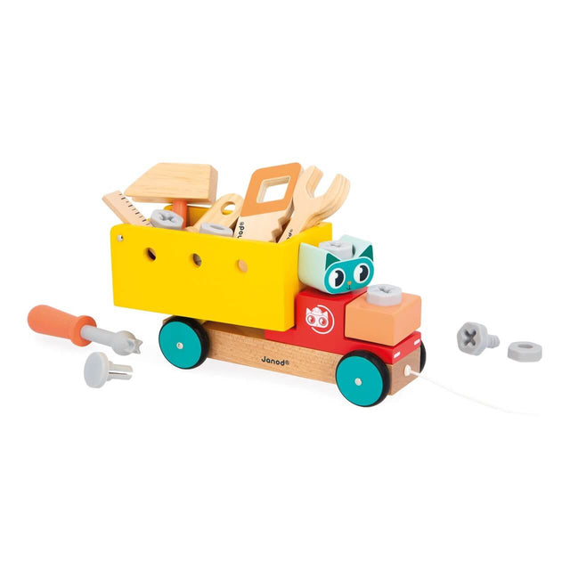 Camion DIY Brico'Kids à tirer - Véhicules de jeu by Janod