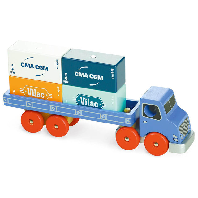 Camion porte-conteneurs Vilacity - Véhicules de jeu by Vilac