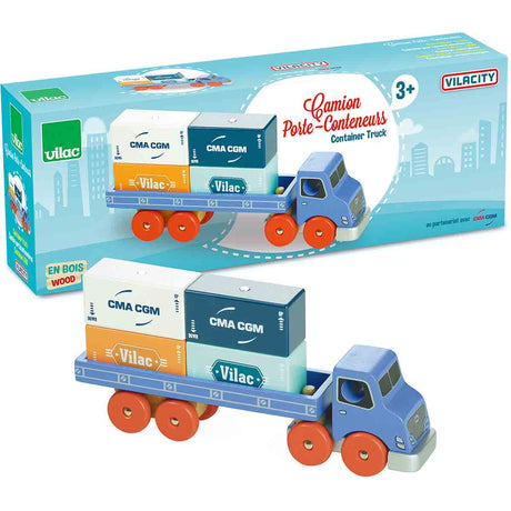 Camion porte-conteneurs Vilacity - Véhicules de jeu by Vilac