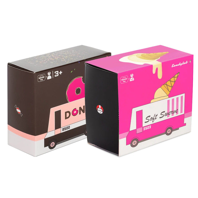 Duo sucré Candyvan: Camions à beignes + crème glacée