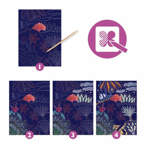 Cartes à gratter - Nature luxuriante-Djeco-Comme des Pirates