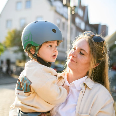 Casque Bleu Acier (45–51 cm) - Jeux d'extérieur by Scoot & Ride